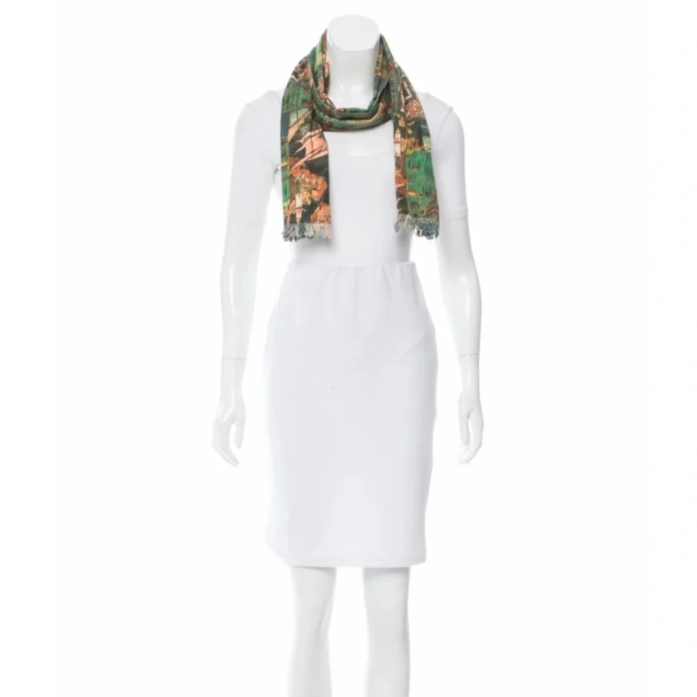 PAUL SMITH Multicolor Fringe Scarf WPS0704-ID